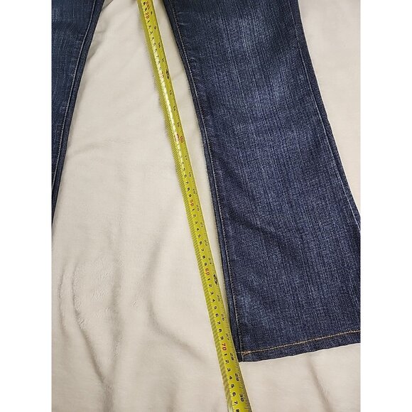 Guess Jeans Belmont Flare Womens 26 Stretch Denim Dark Wash Blue - Picture 10 of 13